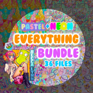 PASTEL + NEON Kawaii Everything Bundle