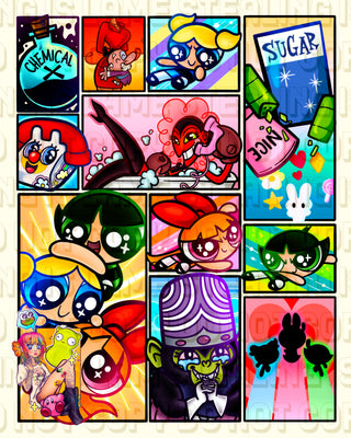 Sugar, Spice, Everything Nice Art Print