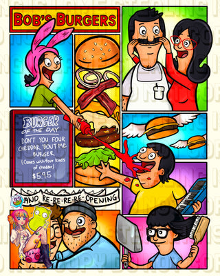 The Burger Family Art Print