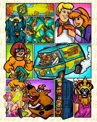The Mystery Gang Art Print