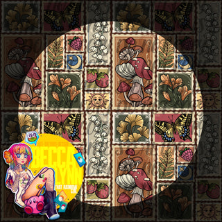 Nature Stamp Collector Seamless - DIGITAL DOWNLOAD