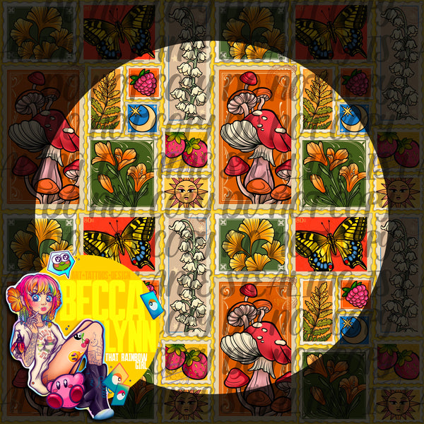 Nature Stamp Collector Seamless - DIGITAL DOWNLOAD