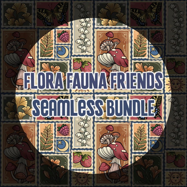 Flora, Fauna + Friends Seamless Bundle - DIGITAL DOWNLOAD