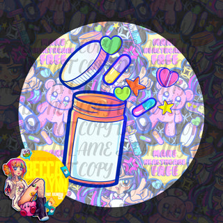 Happy Pills PNG - DIGITAL DOWNLOAD