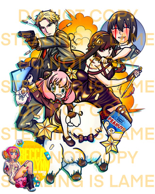 Spies in the Family Print