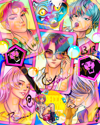 Demon Boy Band Print