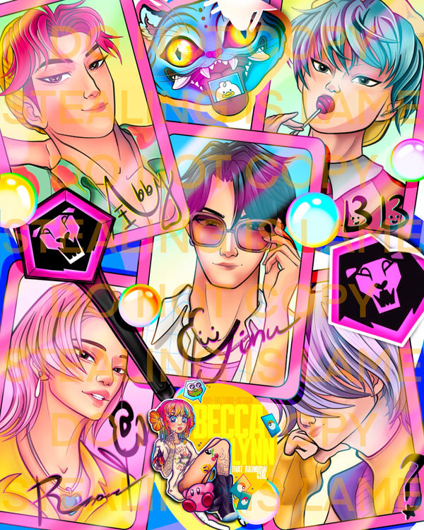 Demon Boy Band Print