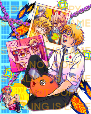 Demon Scrapbook Print