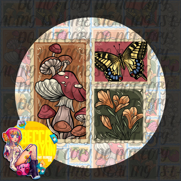 Nature Stamp PNGs - DIGITAL DOWNLOAD