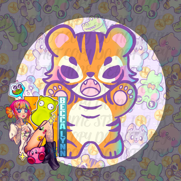 GachaPaws Tiger PNG - DIGITAL DOWNLOAD