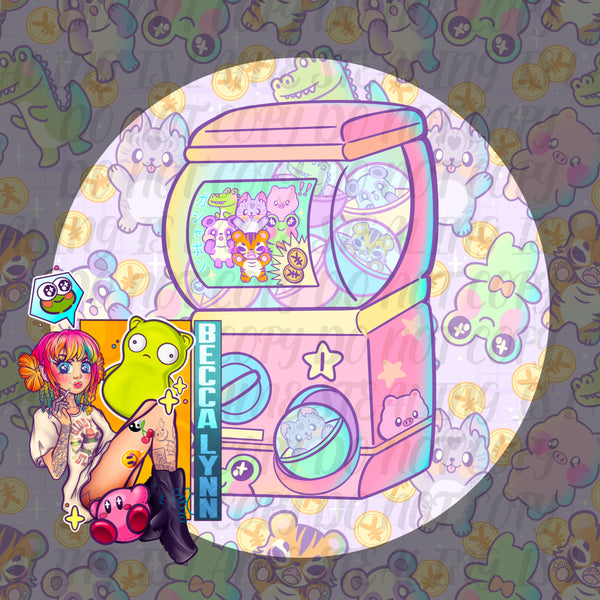 GachaPaw Machine PNG - DIGITAL DOWNLOAD