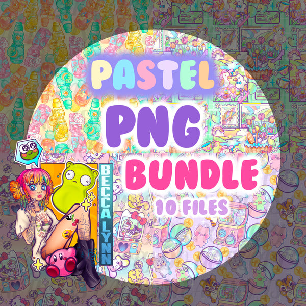 PASTEL Kawaii PNG Bundle
