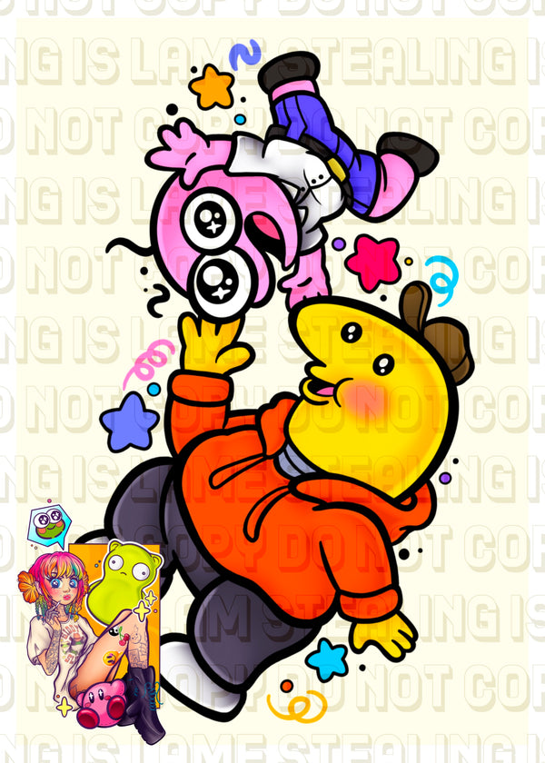 Smiling Friends Art Print
