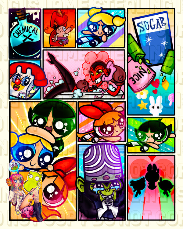 Sugar, Spice, Everything Nice Art Print