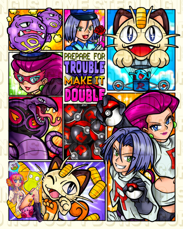 Double Trouble Art Print