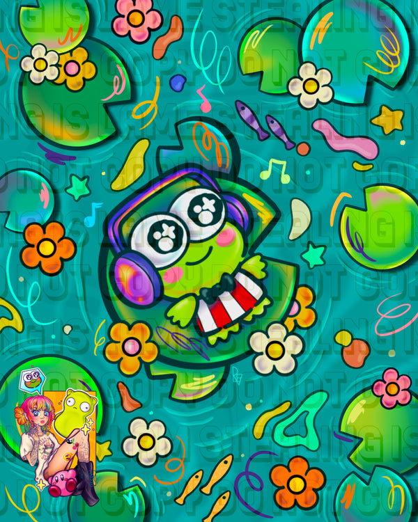 Keroppi’s Pond Day Art Print