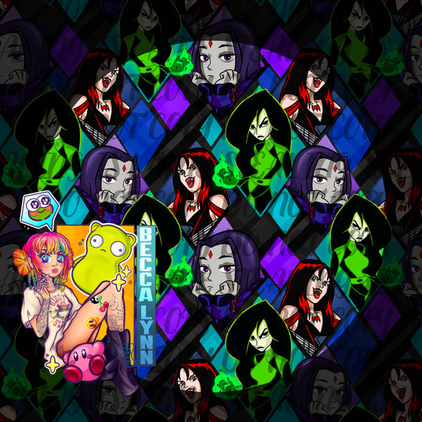 Goth Baddies REP PICK Seamless - DIGITAL DOWNLOAD