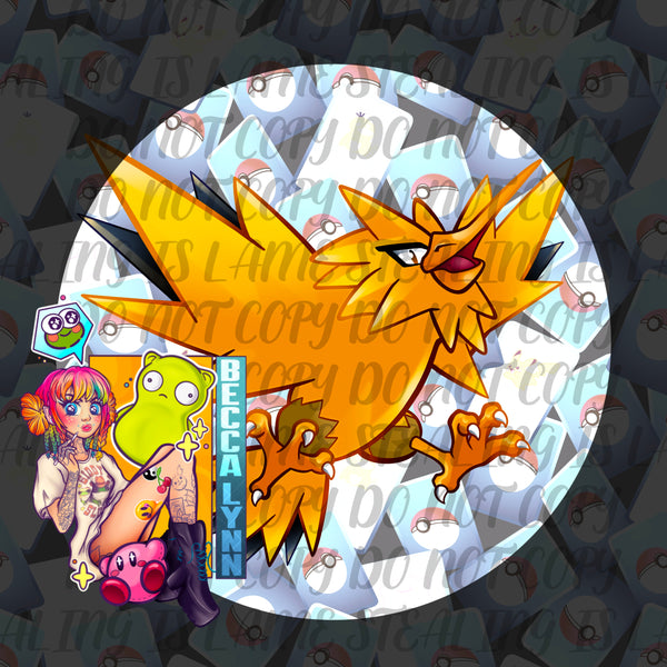 Zappy Bird PNG - DIGITAL DOWNLOAD