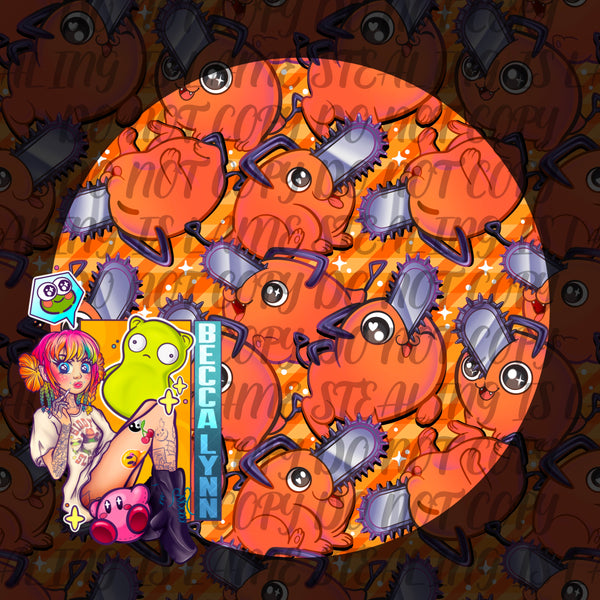 Pet Chainsaw Seamless  - DIGITAL DOWNLOAD