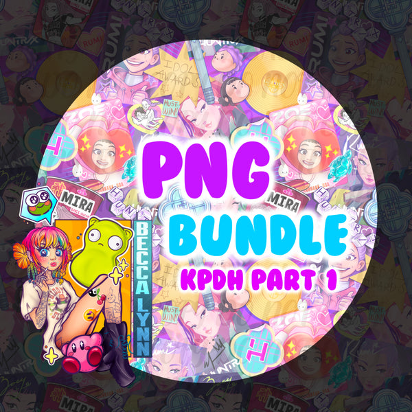 Demon Hunter PART 1 PNG BUNDLE - DIGITAL DOWNLOAD