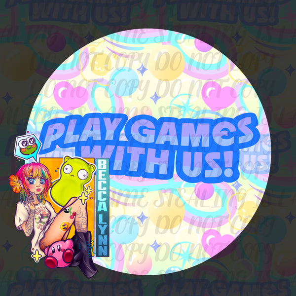Play Games PNG - DIGITAL DOWNLOAD