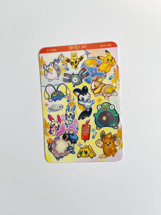Electric Jolts Sticker Sheet