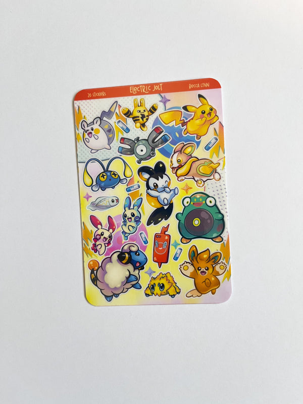 Electric Jolts Sticker Sheet