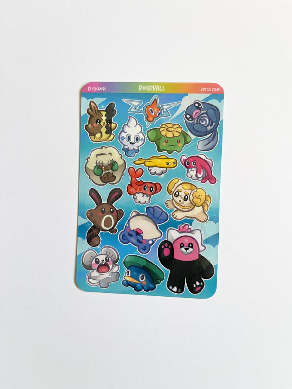 Pokepal Sticker Sheet
