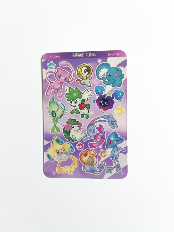 Radiant Cuties Sticker Sheet
