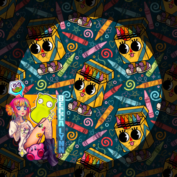 Crayon Seamless - DIGITAL DOWNLOAD