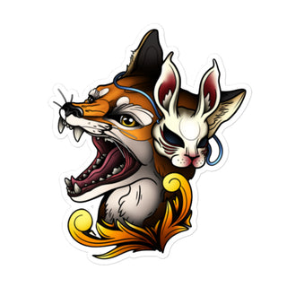 Demon Fox Sticker
